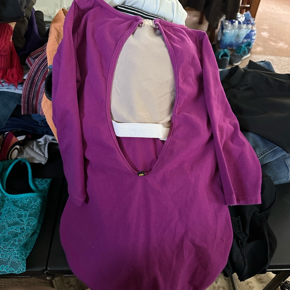 Mariia leotards size large fuchsia